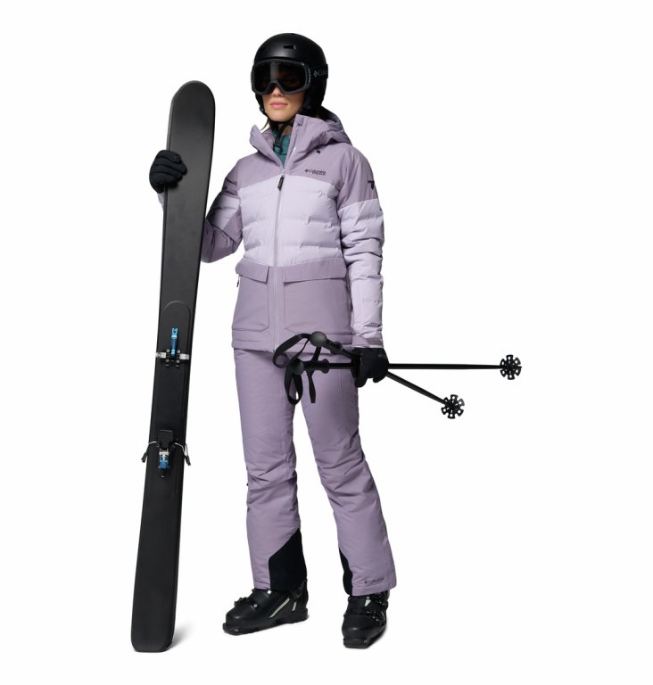 Пуховик Columbia Glacier Ridge™ Down Jacket W - фіолетова