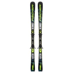 Lyže Fischer RC4 Premium Ti + vázání RC4 Z11 Powerrail - černá/žlutá