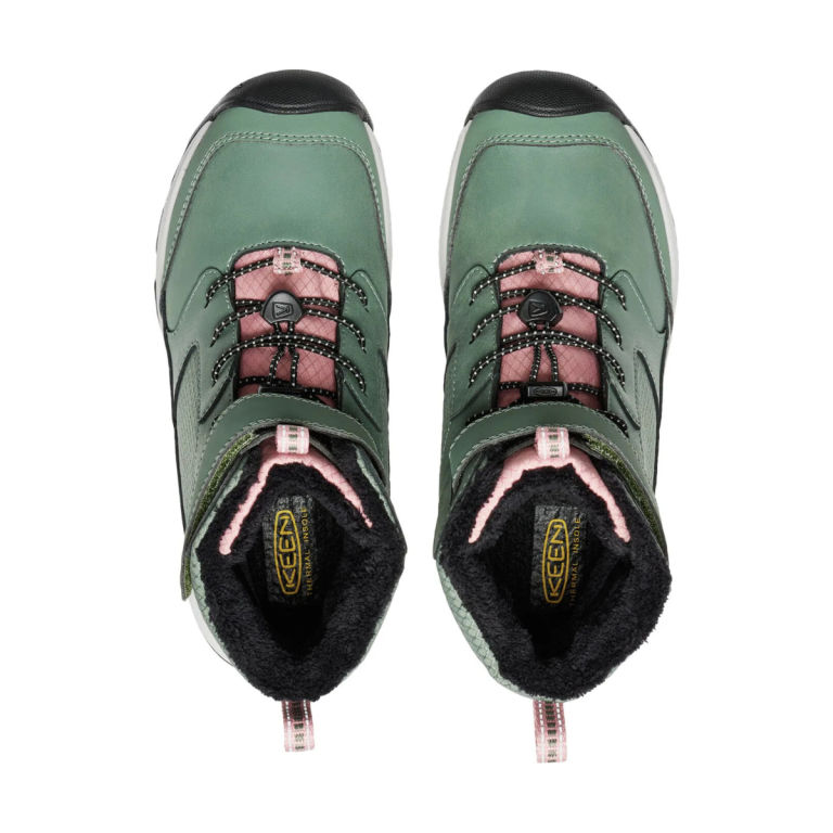 Черевики Keen Skua Winter WP J - зелено/рожеві