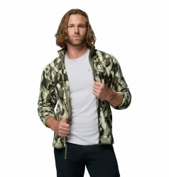Кофта Columbia Sequoia Grove™ Printed Full Zip M - зелено/бежева