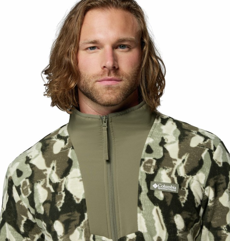 Кофта Columbia Sequoia Grove™ Printed Full Zip M - зелено/бежева