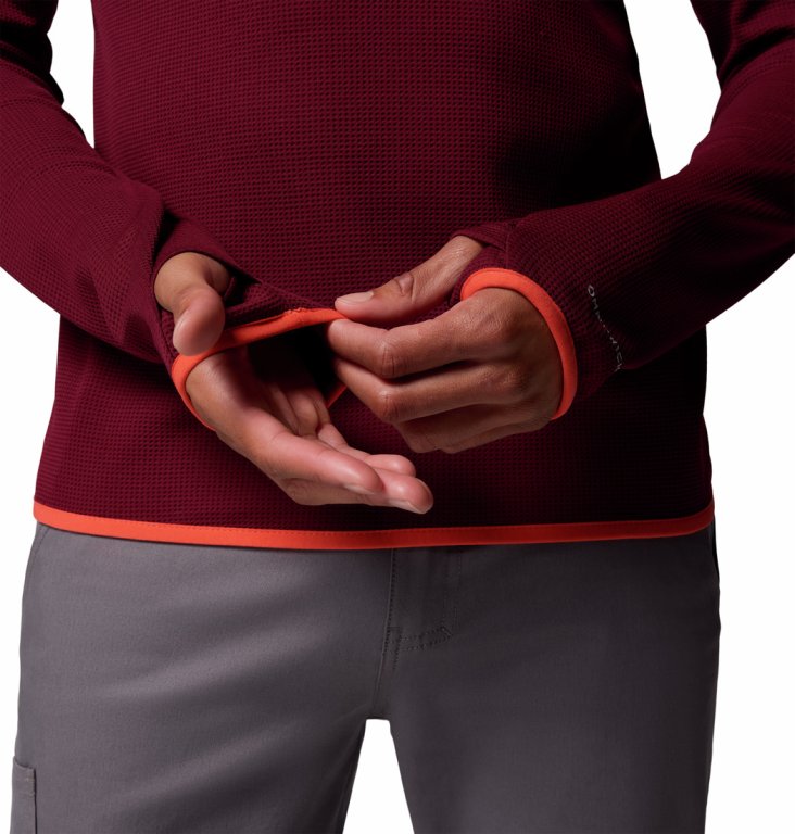 Кофта Columbia Tech Trail™ Utility Warm LS Crew M - бордова