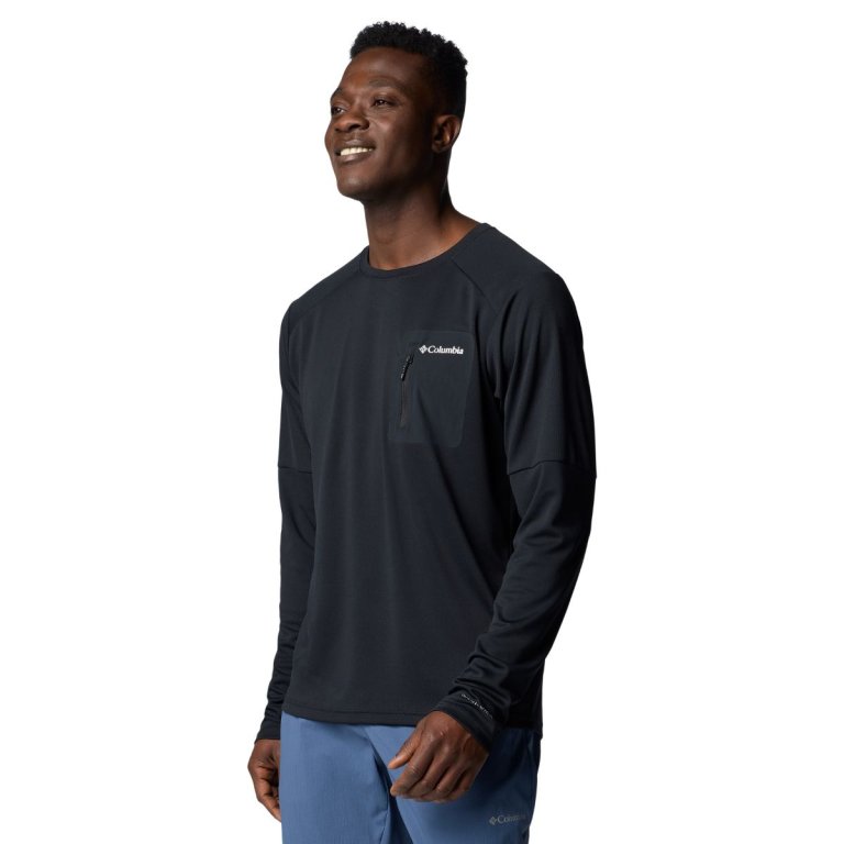 Кофта Columbia Tech™ Knit Long Sleeve Crew M - чорна