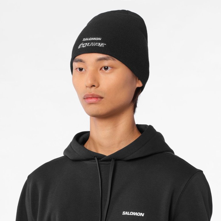 Шапка Salomon Equipe Beanie - чорна