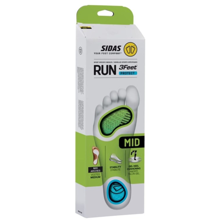 Vložky Sidas Run 3Feet Protect Mid - zelená