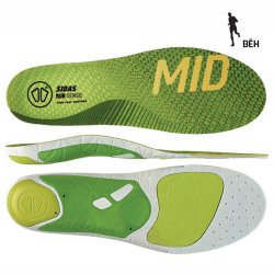 Vložky Sidas Run 3Feet Sense Mid - zelená