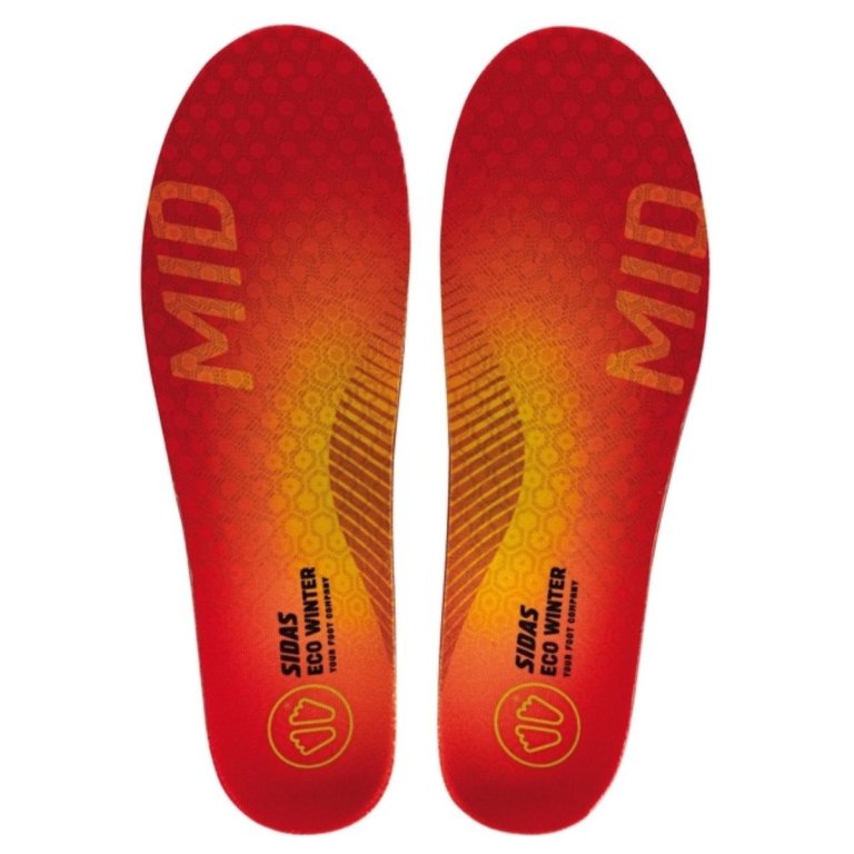 Vložky Sidas 3Feet Eco Winter Mid - červená