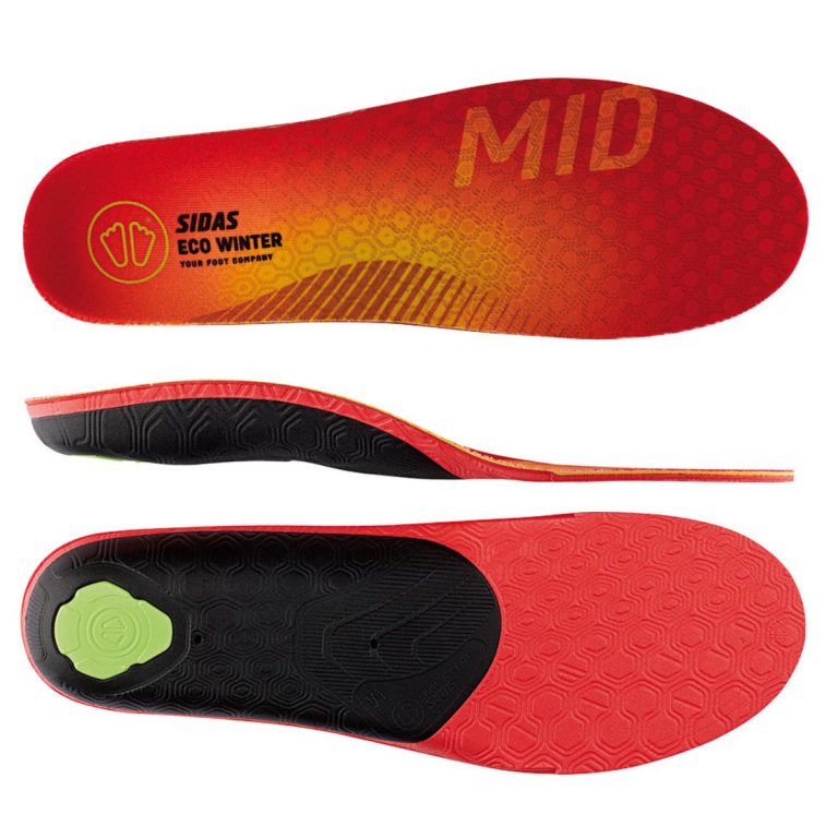 Vložky Sidas 3Feet Eco Winter Mid - červená