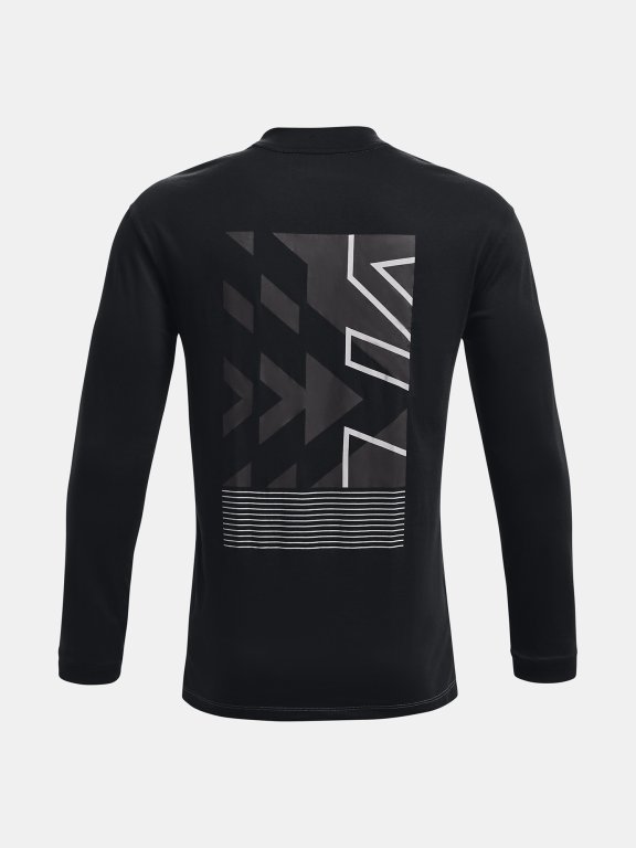 Triko Under Armour Run Anywhere Long SLeeve Man Black