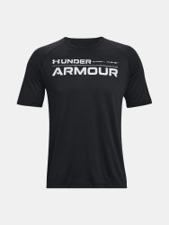 Футболка Under Armour Tech 2.0 Wordmark SS Man black