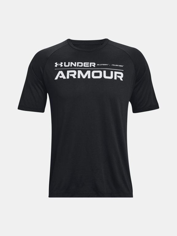 Футболка Under Armour Tech 2.0 Wordmark SS Man black