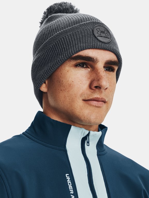 Čiapka Under Armour Driver Pom M - zelená/sivá