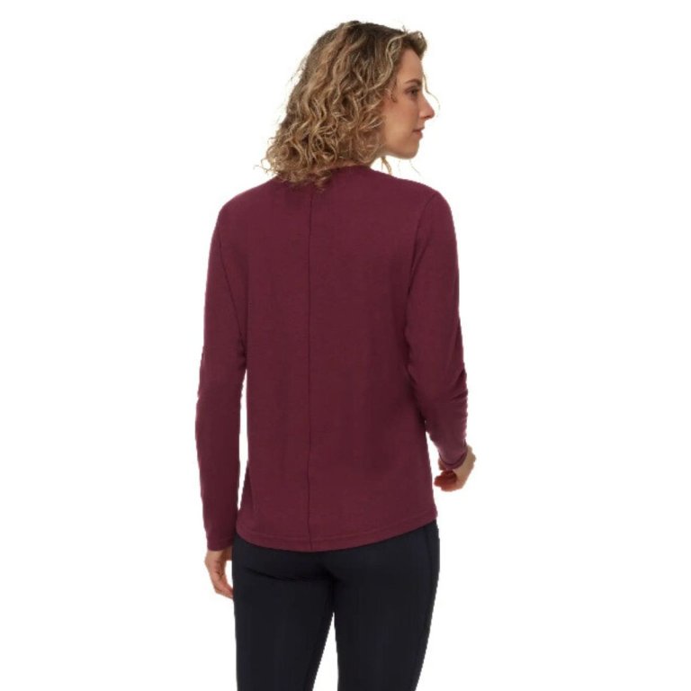 Футболка Mammut Massone Light Longsleeve W - бордова