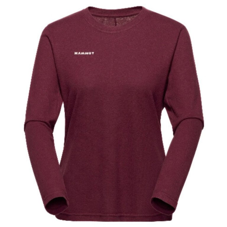 Футболка Mammut Massone Light Longsleeve W - бордова