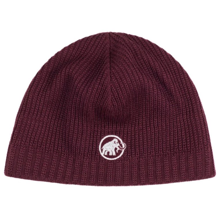 Шапка Mammut Sublime Beanie - бордова