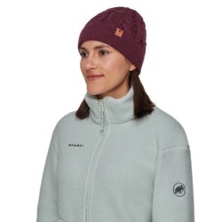 Шапка Mammut Valbella Beanie - бордова