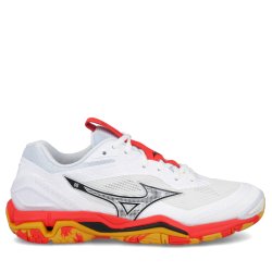 Кросівки Mizuno Wave Stealth 6 - біло/помаранчеві