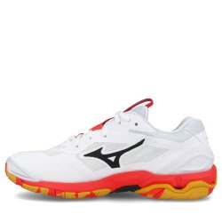Кросівки Mizuno Wave Stealth 6 - біло/помаранчеві