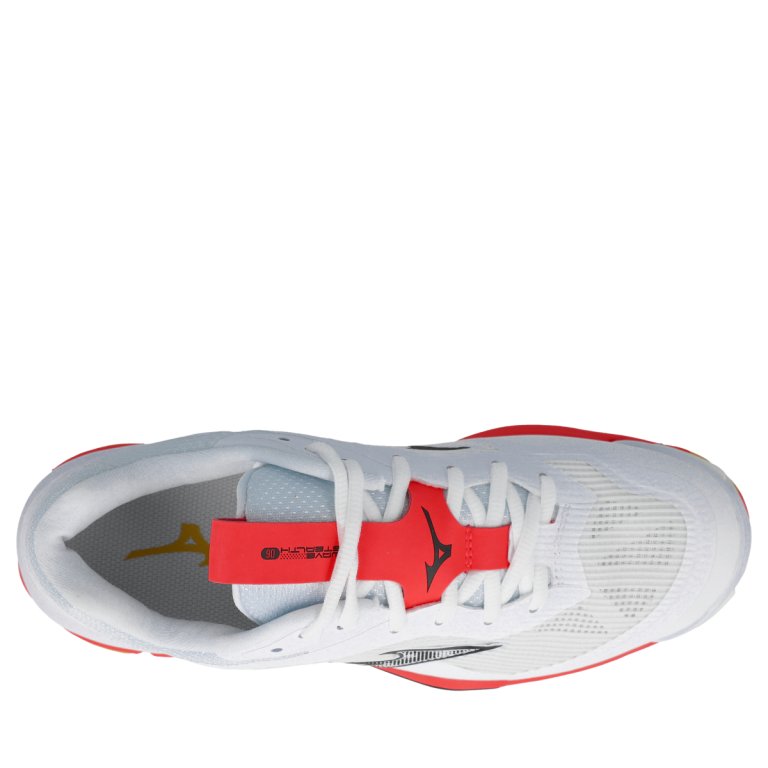 Кросівки Mizuno Wave Stealth 6 - біло/помаранчеві
