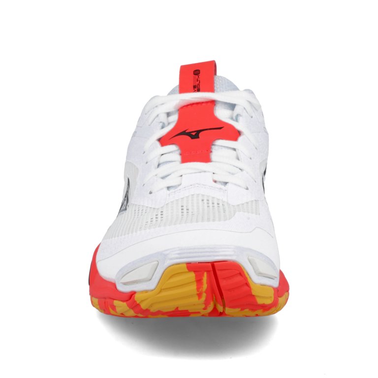 Кросівки Mizuno Wave Stealth 6 - біло/помаранчеві