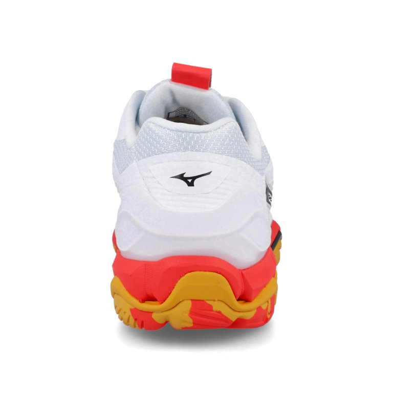 Кросівки Mizuno Wave Stealth 6 - біло/помаранчеві