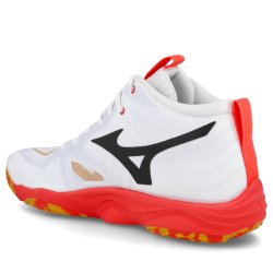 Взуття Mizuno Wave Momentum Elite Mid - біло/помаранчеве