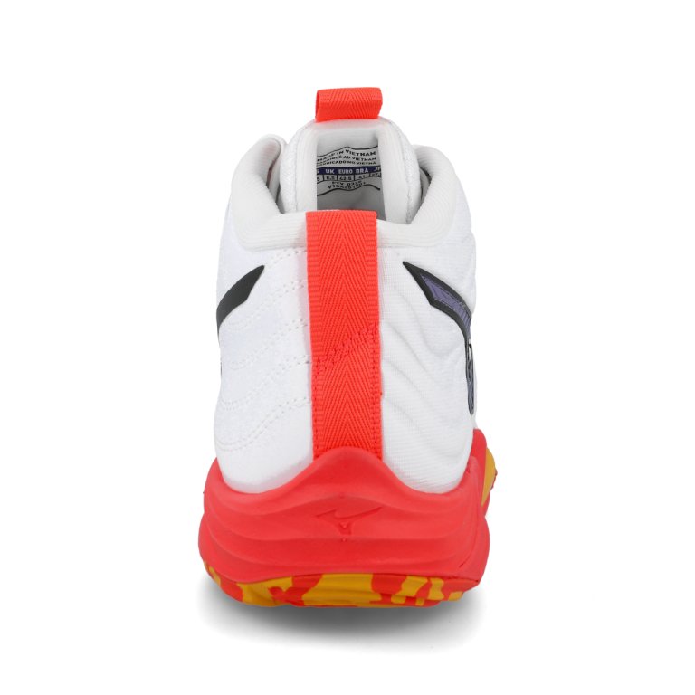 Взуття Mizuno Wave Momentum Elite Mid - біло/помаранчеве