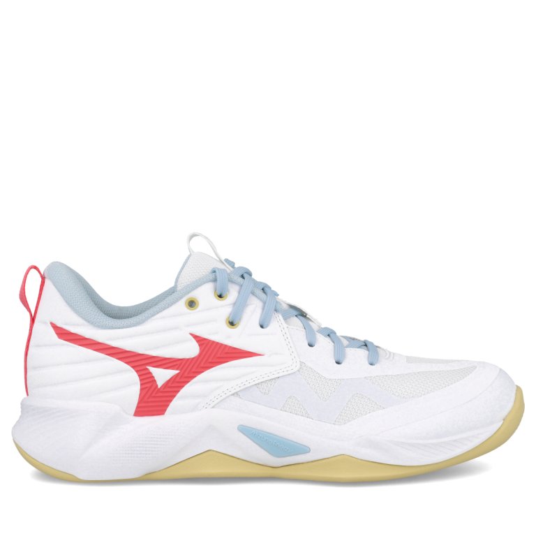 Кросівки Mizuno Wave Momentum Pro W - біло/помаранчеві