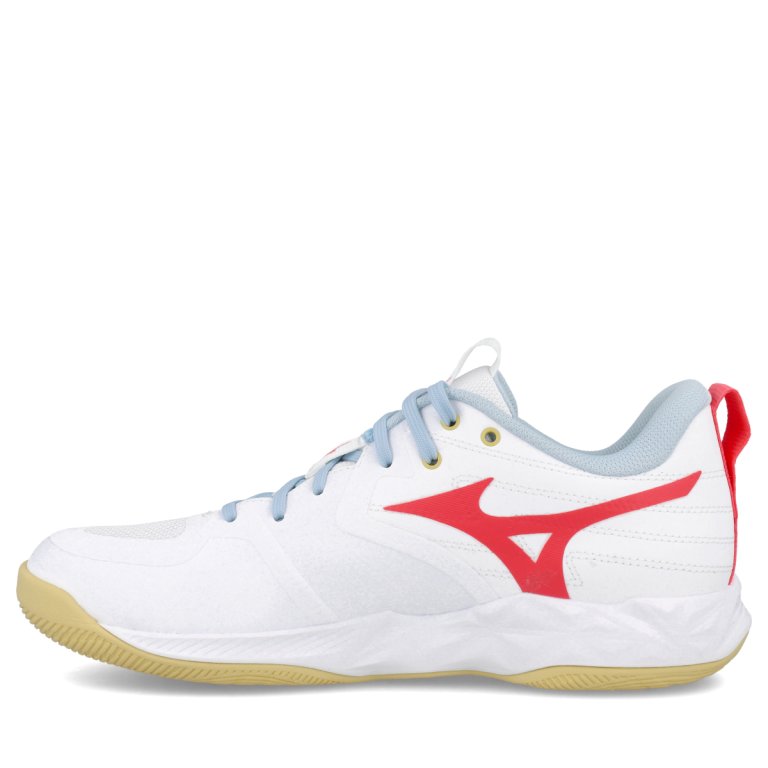 Кросівки Mizuno Wave Momentum Pro W - біло/помаранчеві