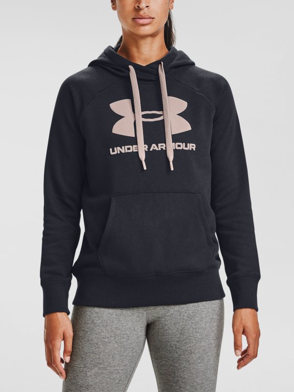 Mikina Under Armour Rival Fleece Logo Hoodie - čierna