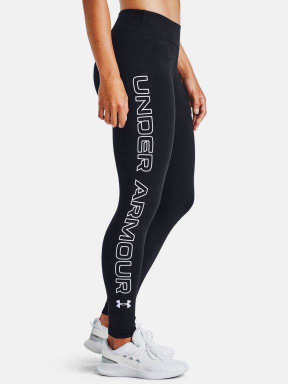 Легінси жіночі Under Armour Favorite WM - чорні/білі