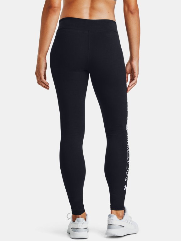 Легінси жіночі Under Armour Favorite WM - чорні/білі