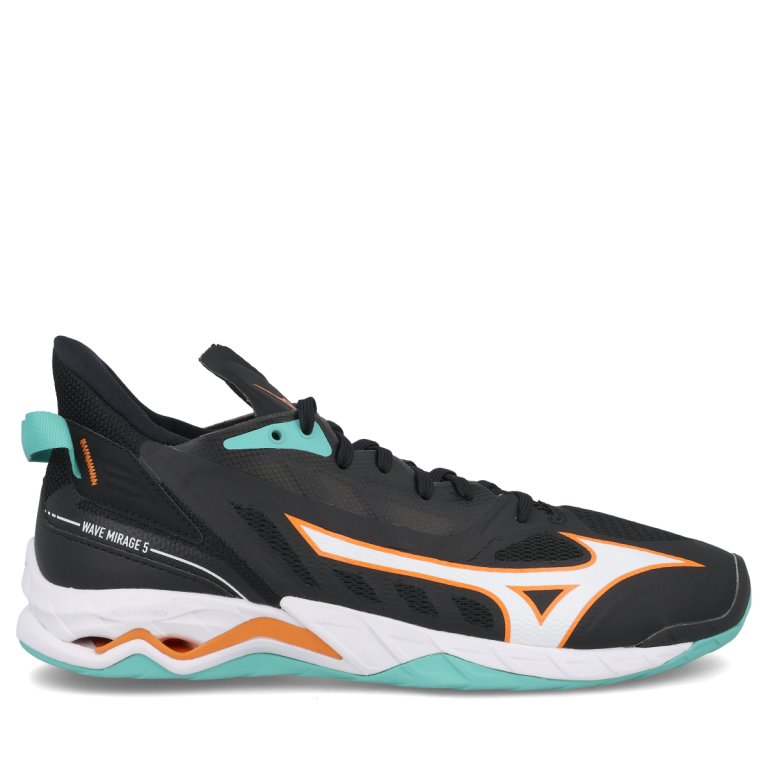 Кросівки Mizuno Wave Mirage 5 - чорно/зелені