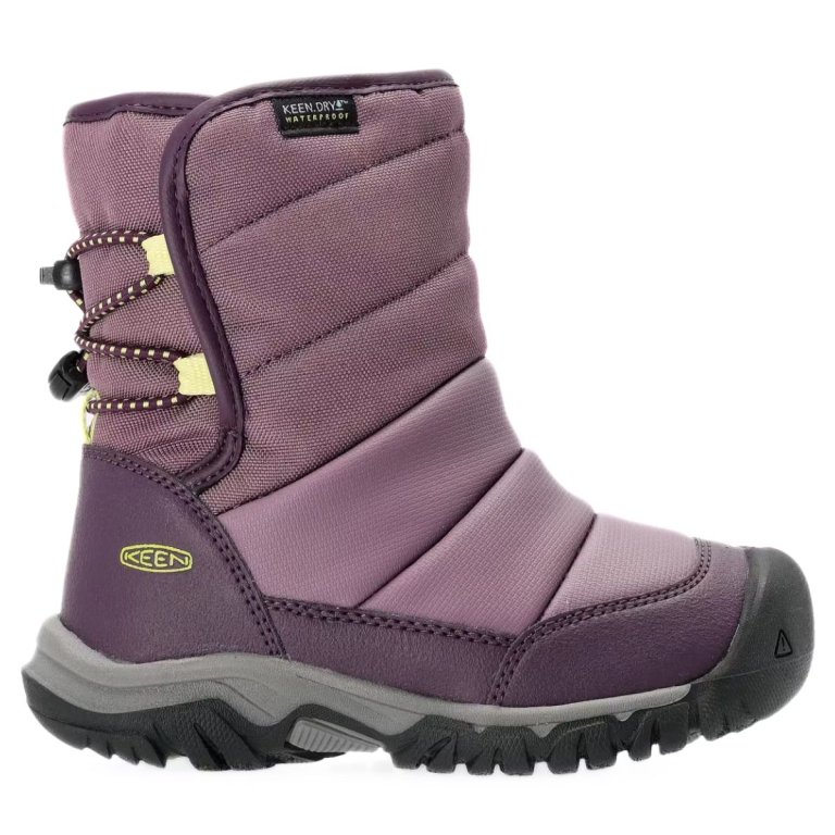 Зимові черевики Keen Puffrider WP J - фіолетові