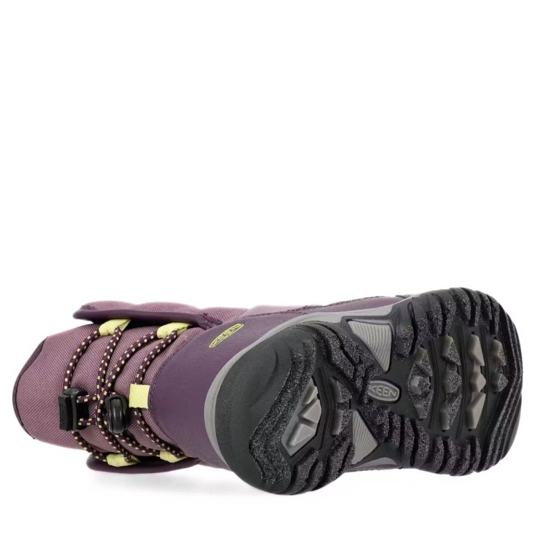 Зимові черевики Keen Puffrider WP J - фіолетові