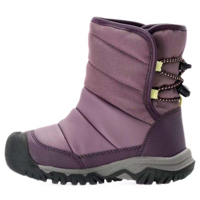 Зимові черевики Keen Puffrider WP J - фіолетові