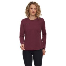 Футболка Mammut Massone Light Longsleeve W - бордова