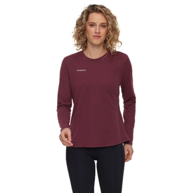 Футболка Mammut Massone Light Longsleeve W - бордова