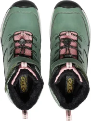 Черевики Keen Skua Winter WP K - зелено/рожеві