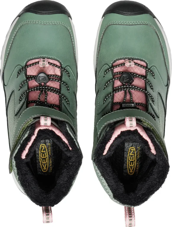 Черевики Keen Skua Winter WP K - зелено/рожеві