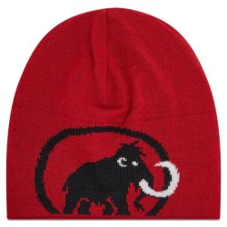 Шапка Mammut - чорна/червона