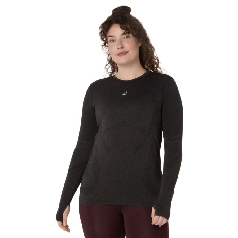 Футболка Asics Road Seamless LS Top W - чорна