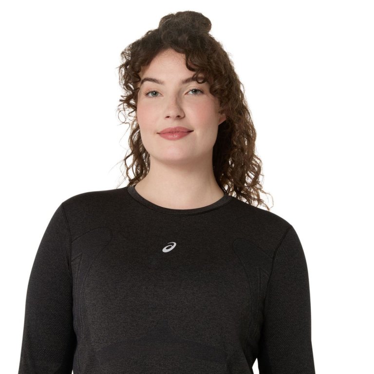 Футболка Asics Road Seamless LS Top W - чорна