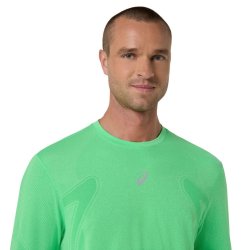 Футболка Asics Road Seamless LS Top M - зелена