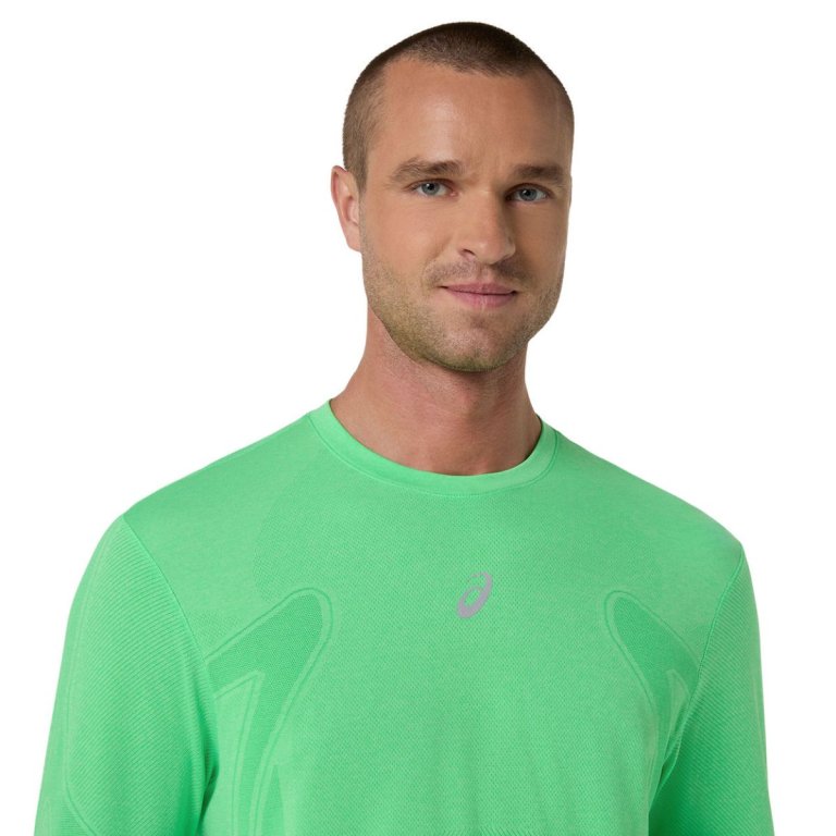 Футболка Asics Road Seamless LS Top M - зелена