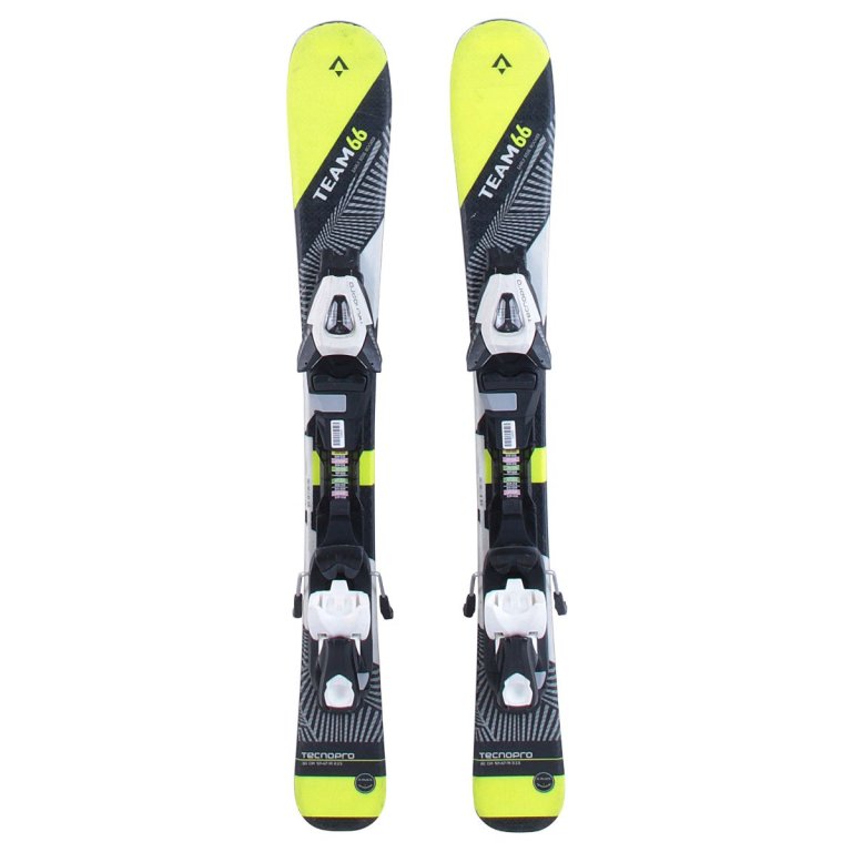 Lyže Tecno pro Pulse Team 66 + TC 45 100256+0300092 J - černá/žlutá