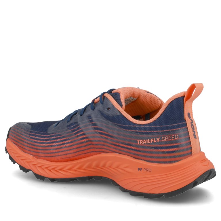 Кросівки INOV8 TrailFly Speed W (широкі) - синьо/помаранчеві