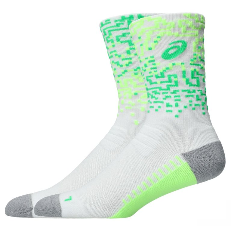 Шкарпетки Asics Performance Run Sock - сіро/зелені