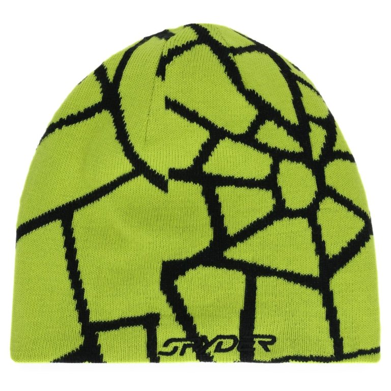 Čepice Spyder Reversible Web Hat M - zelená/černá