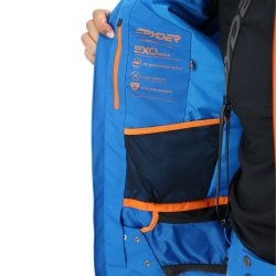 Bunda Spyder Leader Jacket M - modrá/černá